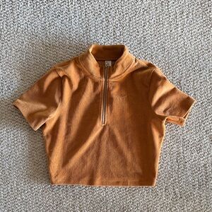 ALO Yoga Zip-Up Crop Top